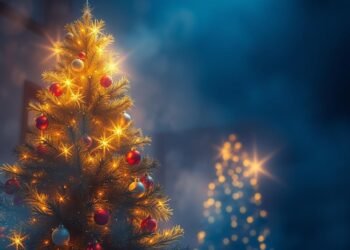 Christmas tree drawing