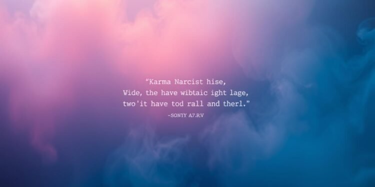 Karma Narcissist Quotes