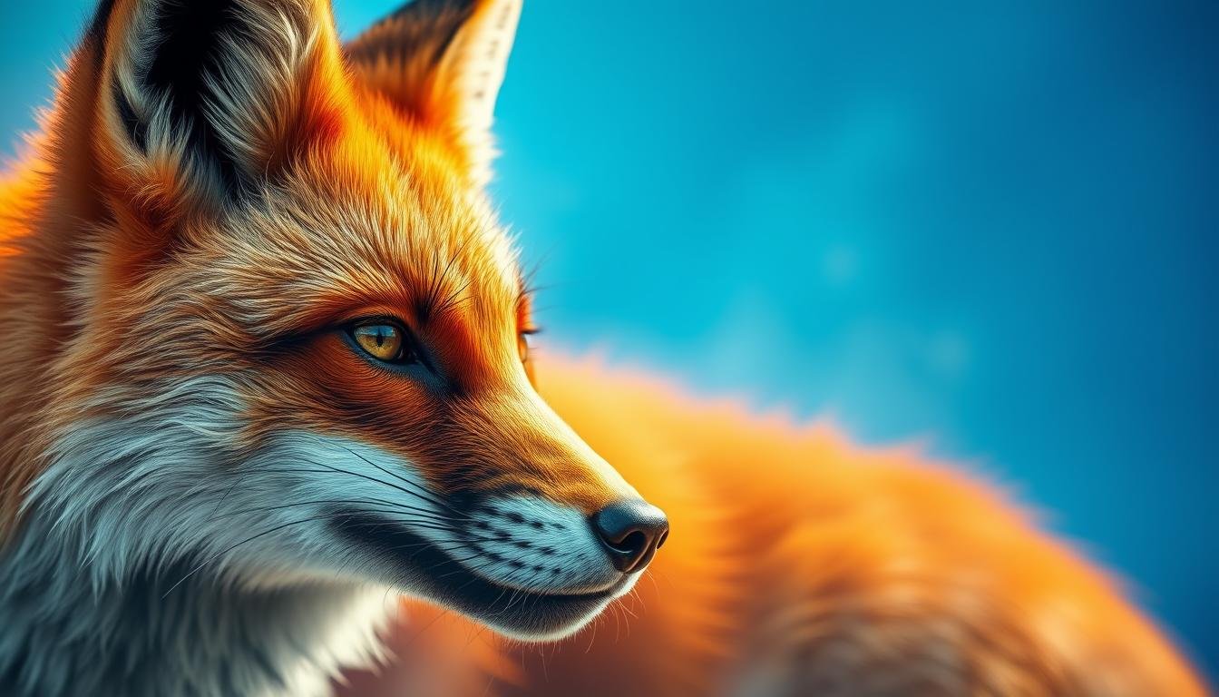 advanced fox drawing