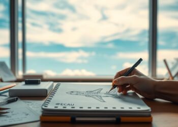 aircraft drawing tutorial