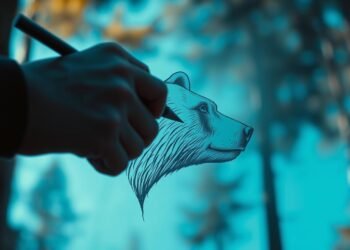 bear drawing techniques