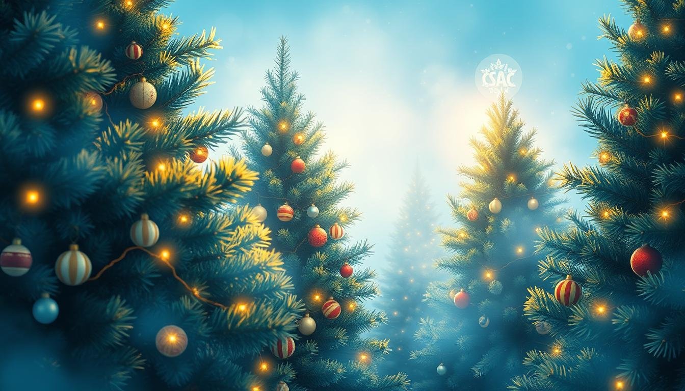 drawing christmas trees