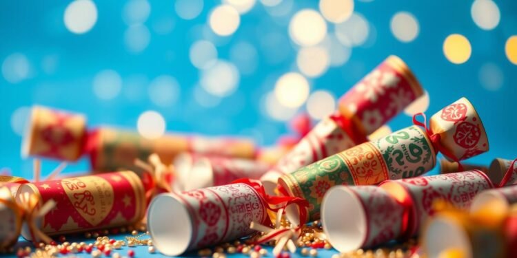 festive DIY Christmas crackers