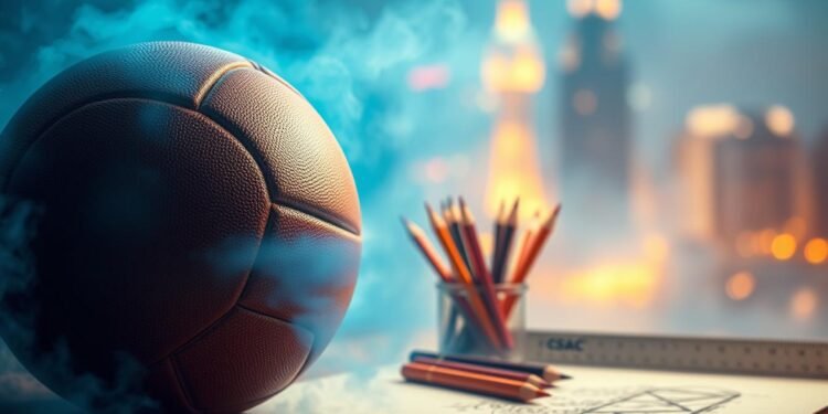 football drawing techniques