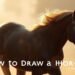 horse drawing