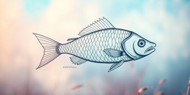 how to draw a fish