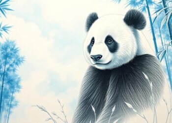 panda drawing