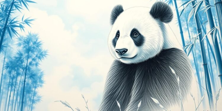 panda drawing