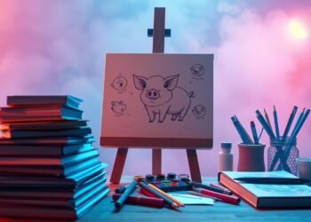 pig drawing tutorials
